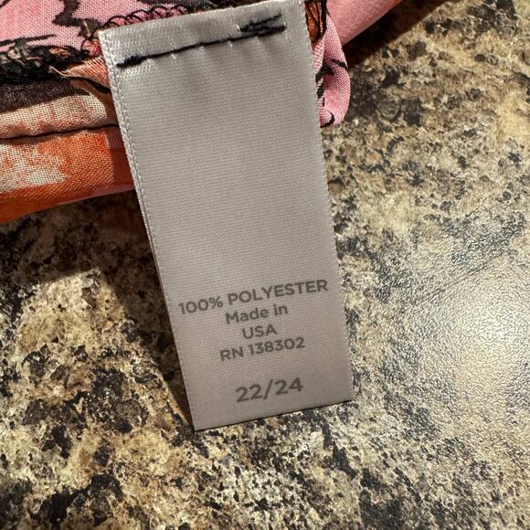 NWT Avenue Top Sheer Y2K Boho Coastal Grandma Cottage Kawaii Lolita Pink 22/24 - Picture 3 of 5